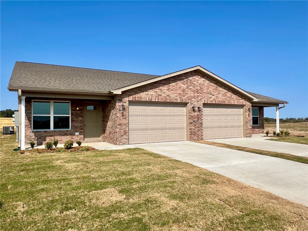 Brand new duplexes in Bentonville close to NWA Regional Airport for lease. Home features 3 bedrooms, 2 bathrooms, 2 car garage, LVP throughout home, granite countertops, ceiling fans, open floorplan, covered back patio for grilling/entertaining, and all appliances included. 1 month free rent for tenant with all 1 year leases signed by August 1, 2025.