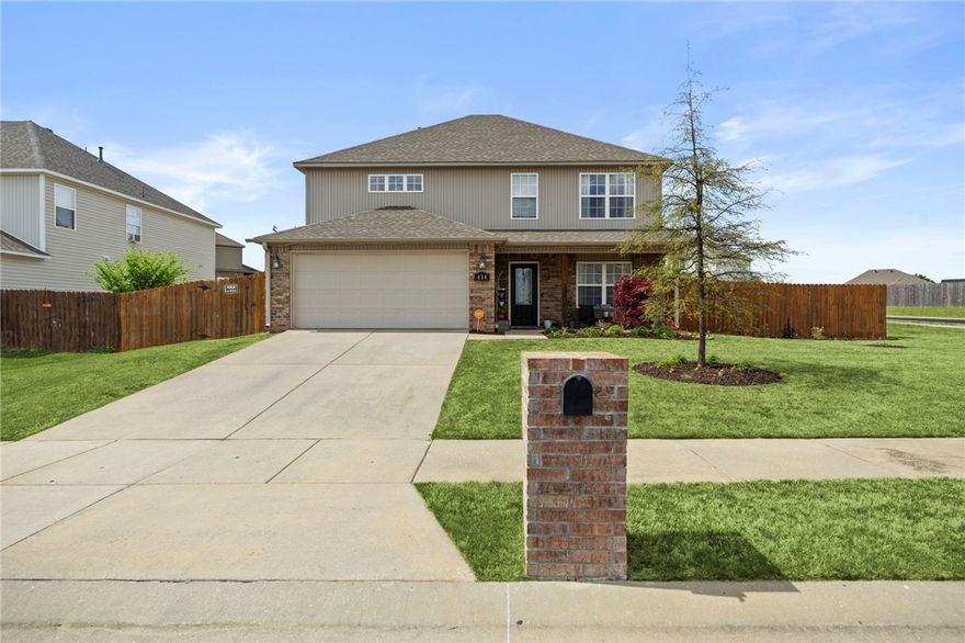 Discover the perfect blend of space and convenience with this beautiful home in Lakewood subdivision, located just around the corner from Janie Darr Elementary. This spacious 4 bedroom 3.5 bath home has the primary bedroom suite on the main level with 3 bedrooms and 2 full baths up, with a large living room/flex space. The inviting living room provides a comfortable gathering space, made even more appealing by the presence of a warming fireplace, perfect for creating an atmosphere of coziness. Culinary aspirations find their perfect setting in the kitchen, thoughtfully designed enhancing both preparation and serving. A dedicated wine cooler offers a sophisticated touch, ready to store preferred vintages. The large backyard offers a patio for your grill and ample space to outdoor gatherings andplay. Up to 4,000 Preferred Lender credit available with acceptable offer and loan program approval!