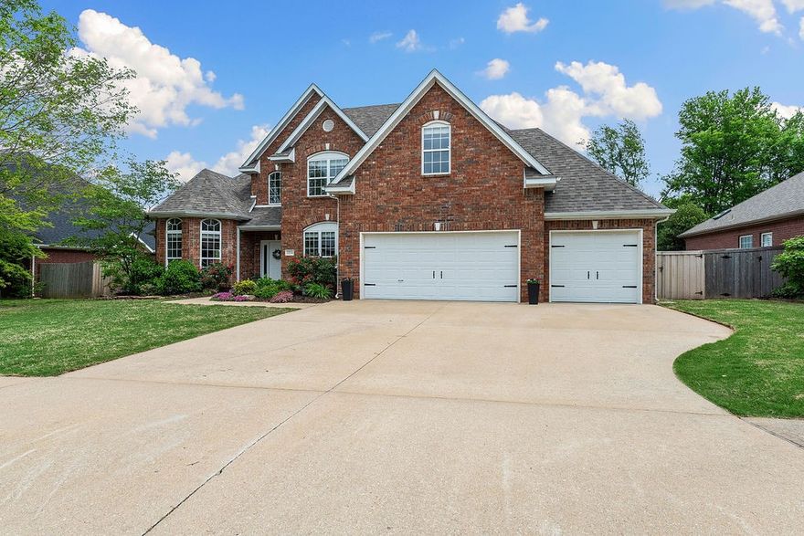 Nestled in the highly sought-after Kingsbury Subdivision, this move-in ready home at 1214 NE Buckingham Blvd offers unmatched privacy and location. Situated on a 0.27-acre lot with no rear neighbors, enjoy direct access to Bentonville’s Enfield Park and the renowned Crystal Bridges walking and bike trails. Recent upgrades totaling over $90,000 include a new roof, two new HVAC systems, new water heater, new cedar fence, and updated appliances. The bonus room is wired for a home theater, offering versatile living space. You're minutes from top schools, Crystal Bridges, the Momentary, and the new Walmart Campus. With a spacious backyard and thoughtful updates throughout, this property perfectly blends comfort, style, and access to Bentonville’s best.