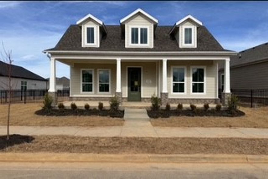 Welcome to The Poppy, a beautifully designed single-story home that’s perfect for those who love outdoor living. With a charming front porch, you’ll have plenty of space to enjoy the fresh air. Step inside to a spacious, open concept living area that flows seamlessly into the dining room, creating a great space for both entertaining and relaxing. The patio off the dining room offers an easy transition to indoor-outdoor living.  The kitchen is a standout, featuring an extended island with extra storage, sleek cabinets that reach the ceiling, and a single oven with cooktop—perfect for anyone who enjoys cooking. On the opposite side of the home, you'll find 4 spacious bedrooms and 3 bathrooms, including an enlarged vanity in Bath 2 for added comfort. The owner's suite offers a private retreat, and the home also includes a tankless water heater for energy efficiency and garage storage to keep everything organized.