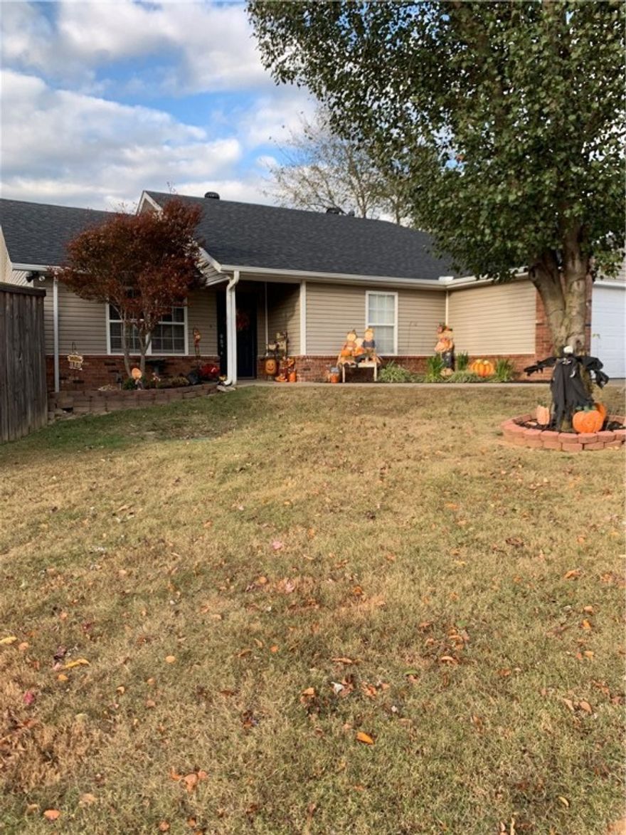 Are you looking for that lake area home that is still close to all the amenities NWA has to offer? This home will check all those boxes. This 3 bedroom 2 bath home, is in the process of getting new flooring and a new water heater. If you are seeking well maintained home, this is it. This home has an 8ft privacy fence and the backyard, with your own touches will become your families place to create those life long memories.  Call for your private showing. More pictures to come after flooring has been completed.