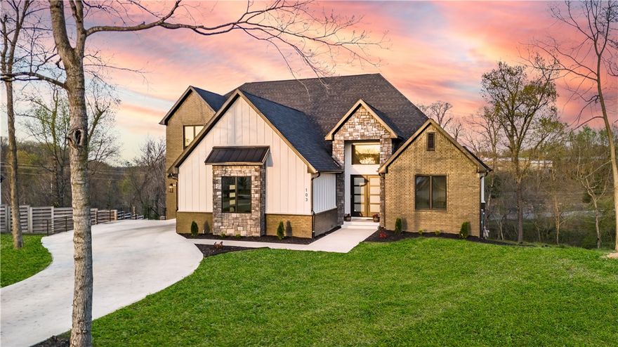 Welcome to this magnificent property which offers a perfect blend of sophistication and functionality. Situated on 1.28-acre lot, this stunning residence features every amenity imaginable.
Step inside to discover the expansive living room which boasts soaring 20-foot ceilings, a cozy gas log fireplace, and an open floor plan that seamlessly flows into the gourmet kitchen. Speaking of the kitchen, it's a chef's dream, equipped with gas range, top-of-the-line appliances, quartz countertops with bar seating, under-counter lighting and large pantry. Entertain guests in the adjacent dining room, which offers a picturesque view of the surrounding landscape. Step outside onto the composite deck with cedar railing. The extra-large 3-car garage features higher and deeper dimensions and an outlet for electric car recharging. 5BR/4BA. Primary bedroom has cathedral ceilings, huge closet and luxurious en-suite bathroom complete with garden tub, large granite shower with double shower heads, and double sinks. Beautiful office.