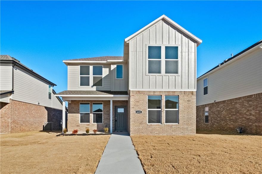 College students welcome! Pets - including large dogs - allowed with a refundable deposit! Be the first to live in this brand new 4 bed / 3.5 bath home, located in The Element, a very hard to beat location just minutes from the University of Arkansas, shopping, and dining. The home has a rear entry garage. Enjoy easy access to everything Fayetteville has to offer. Dont miss your opportunity to live in one of the most desirable areas of NWA! A 2 year lease is preferred. Tenant pays all utilities. The home is available from January 1st. Tenant pays for all utilities.