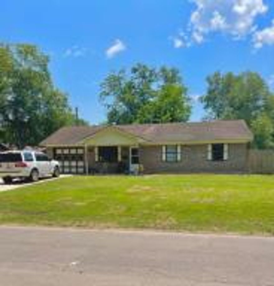 Brick home located in Dardanelle. 3 bedroom 2 full baths.  Spacious living room opens up to the  eat in kitchen, Perfect for entertaining. Single car garage, fenced backyard, and over sized storage building.