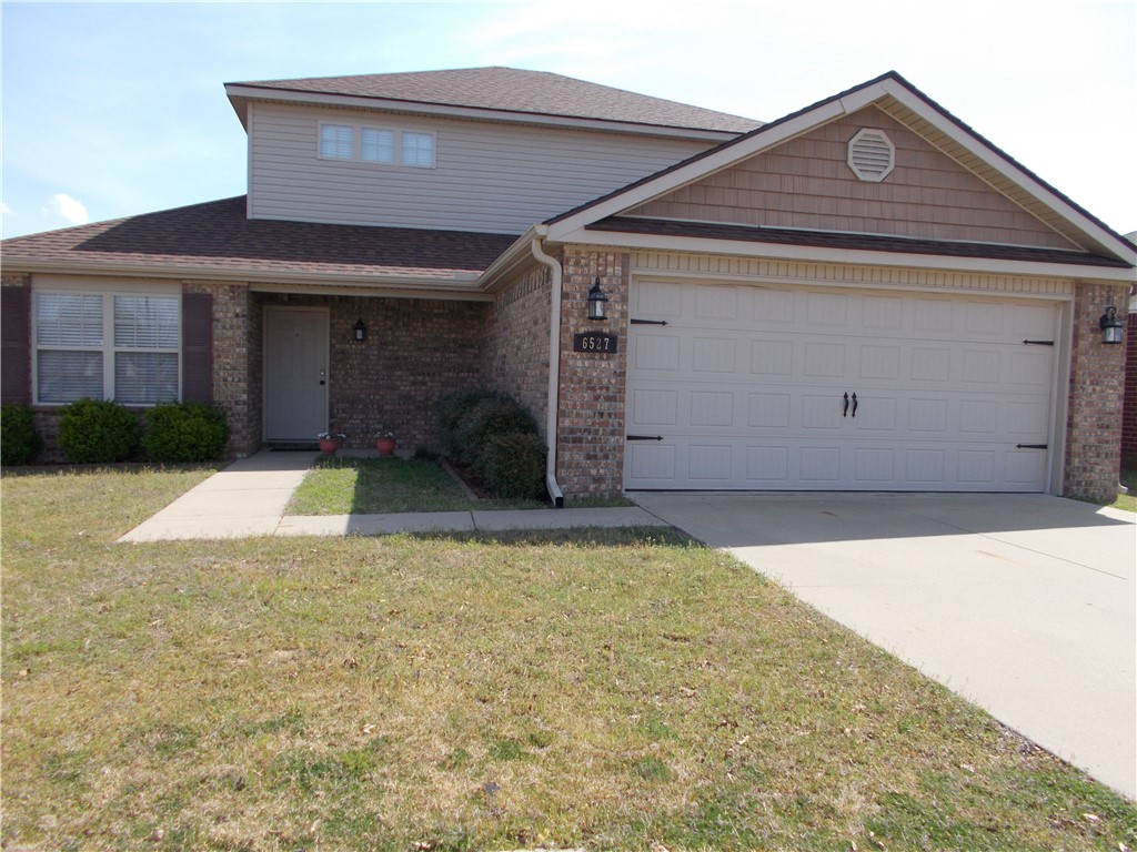 Amazing home located in Fort Chaffee Crossing area. Home features NEW ROOF AND GUTTERS, 2 story, 3 bed, 2.5 bath, plus additonal family room upstairs. 2 car garage, eat-in kitchen, and seperate dining room. All bedrooms with walk in closets & ceiling fans. All appliances included. Low maintence outside with brick and vinyl siding. Double pane windows, additional attic storage. Large fenced in back yard and front and back covered patios. Must see, move in ready. Welcome home, schedule your showing today!