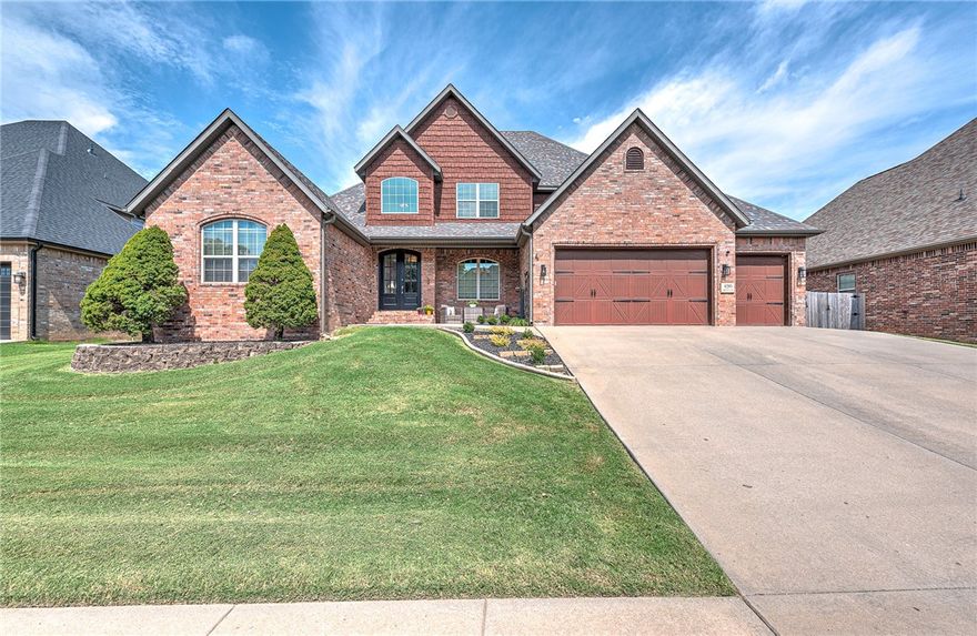 Welcome to this beautifully maintained 5-bedroom, 4-bath residence with a versatile bonus room and the convenience of two bedrooms on the main level. Ideally located just 8 minutes from the new Walmart Home Office and 2 minutes from I-49, this home combines comfort with accessibility. Thoughtful updates include fresh neutral paint throughout (2022), new HVAC system (2022), refinished hardwood floors (2022), new carpet upstairs (2022), a new roof (2019), and updated lighting and ceiling fans throughout. Spacious, stylish, and move-in ready, this property offers the perfect balance of modern updates, superior location, and timeless appeal.