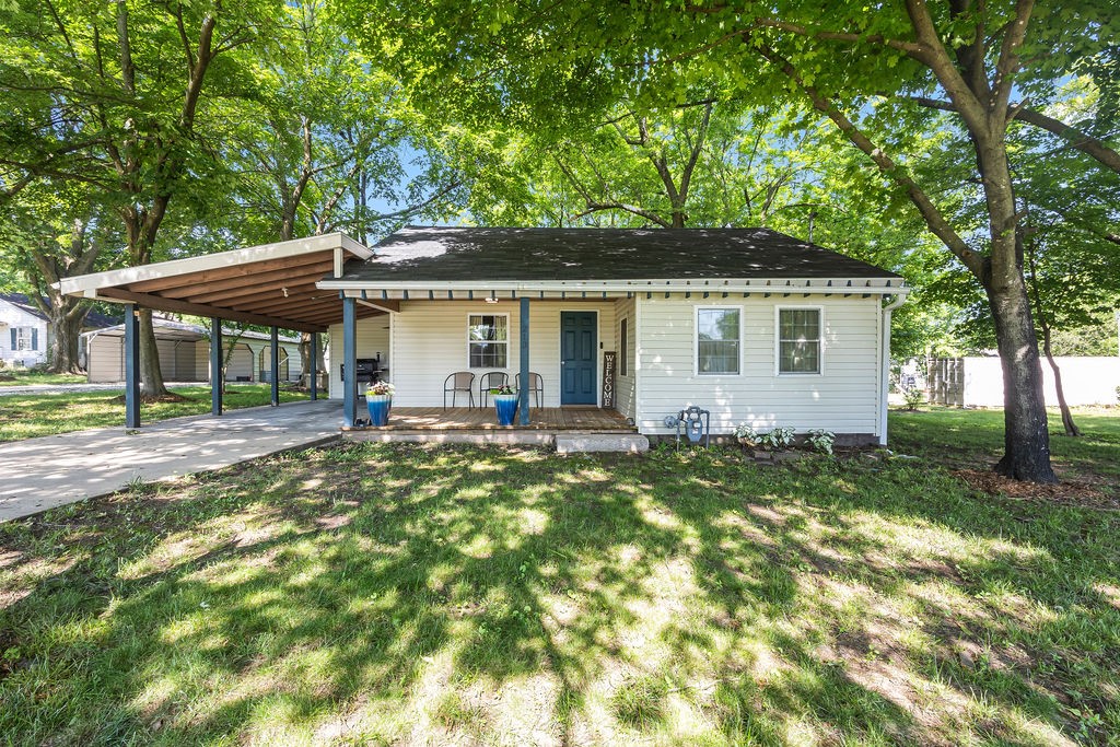 Discover this charming, updated one-story home in the heart of Lincoln! Nestled on a quiet street, this home offers 2-bedrooms, PLUS A BONUS ROOM, and 2 full bathrooms. It sits on a spacious double lot—perfect for a homestead lifestyle. Inside, you’ll find granite countertops, newer appliances, and a cozy, modern feel throughout. The property also features a private well and plenty of outdoor space for gardening or hobbies. Potential root cellar located in the backyard, just needs a little elbow grease. Conveniently located close to shopping and other great amenities, this home offers the best of both comfort and country living.