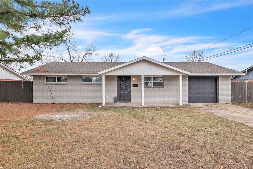 The perfect house for a small family! This 3 bedroom, 1 full bathroom houses was remodeled 4 years ago, and is in great shape. Location is great , near school, and centrally located. Back yard is just great, with a newer shed perfect for storage. Sellers would like a 45 day closing, with 2 delay occupancy.
