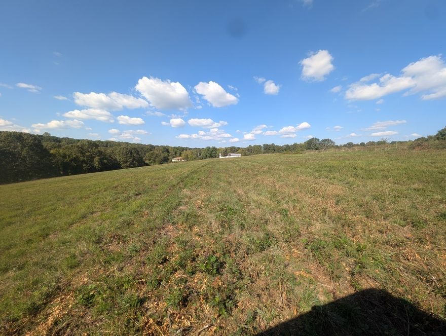 If you're looking for acreage just outside of town on paved road with no restrictions, look no further than this 8.97 acres m/l.  This tract has so many options on approx 7 acres of pasture with several good open building sights yet also has privacy/seclusion options as there are approx 2 acres in the back covered in trees with a good building spot cleared out.   This could be the perfect place for you to build a subdivision or that dream home.  All #s are approximate, buyer to verify utilities.