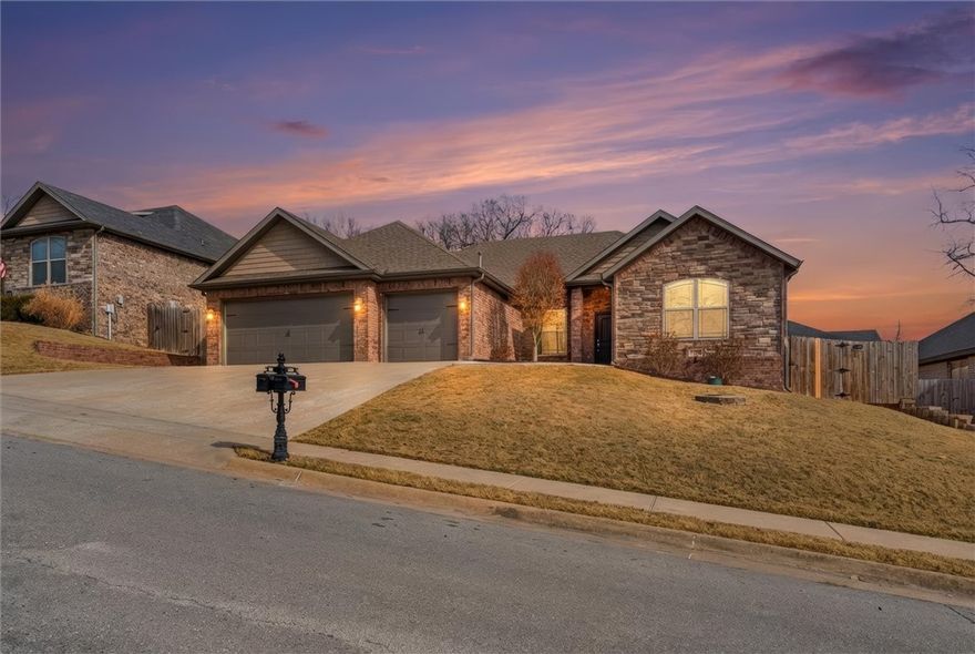 Welcome to this beautiful 4-bedroom, 2-bath home with a versatile bonus room. Designed for both comfort and entertaining, the open living and kitchen area is the heart of the home, featuring a large island ideal for hosting and everyday living. The kitchen and pantry storage is truly incredible, you’ll never run out of space! Recent updates provide peace of mind, including new ductwork installed in 2025 over the living space for more efficient heating and cooling, a new dishwasher (2021), freshly repainted walls and ceilings (2020), new carpet (2026), and new pantry shelf liners (2026). The primary shower tile was sealed in 2025, soft-close toilet seats were added in 2024 and 2025, and additional attic space was floored in 2021 for extra storage. Step outside to enjoy backyard with a covered patio & outdoor fireplace.. In the front yard, beautiful daylilies add a meaningful and charming touch. With flexible space, thoughtful upgrades, and serene surroundings, this home is ready to welcome its next owners.