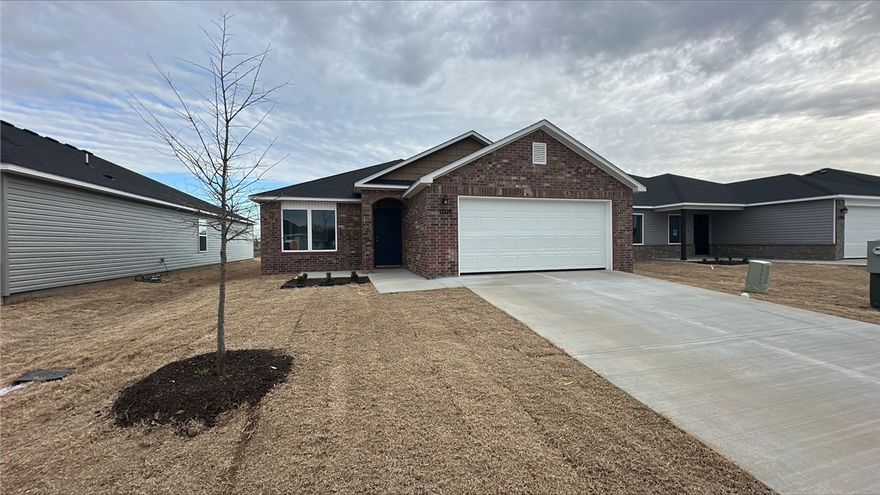 The stunning Baltimore plan is rich with curb appeal with its welcoming covered entryway and front yard landscaping. This one-story home features 3 bedrooms, 2 bathrooms, a large living room, and a beautiful kitchen fully equipped with energy-efficient appliances, generous counterspace, and a pantry. The cozy laundry room, conveniently located just off the garage, is perfect for any sized family. Learn more about this home today! *Photos are of similar model