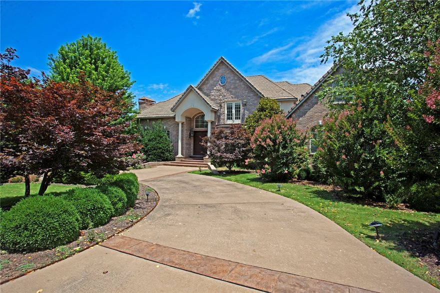 Charming home with all the amenities you're looking for resides in the prestigious gated community of Pinnacle. Enjoy golfing, tennis and tons of other actives at the Pinnacle Country Club. 4 car side load garage, in-ground pool with hot tub and pool house, bonus room, formal living room, study with french doors and formal dining room. Open floor plan with a beautiful kitchen featuring granite counter tops with walk-in pantry, 4 gas burners and griddle, central vac and custom cabinets. Two story living room, intercom system, 2 wetbars, tons of storage and 6 fireplaces in the home! Covered patio overlooking the golf course! Enjoy your outdoor oasis with the fenced in backyard, gorgeous landscaping and screened in patio from the basement.