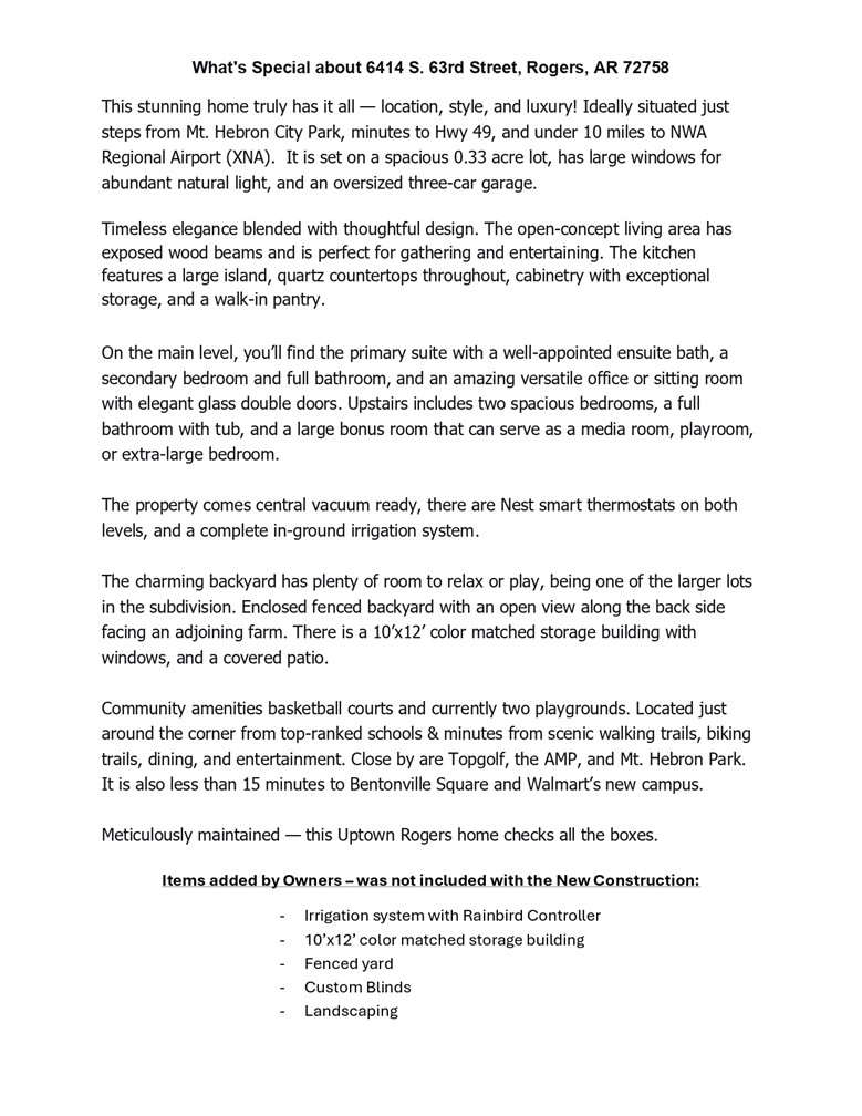 Crescent View - Residential