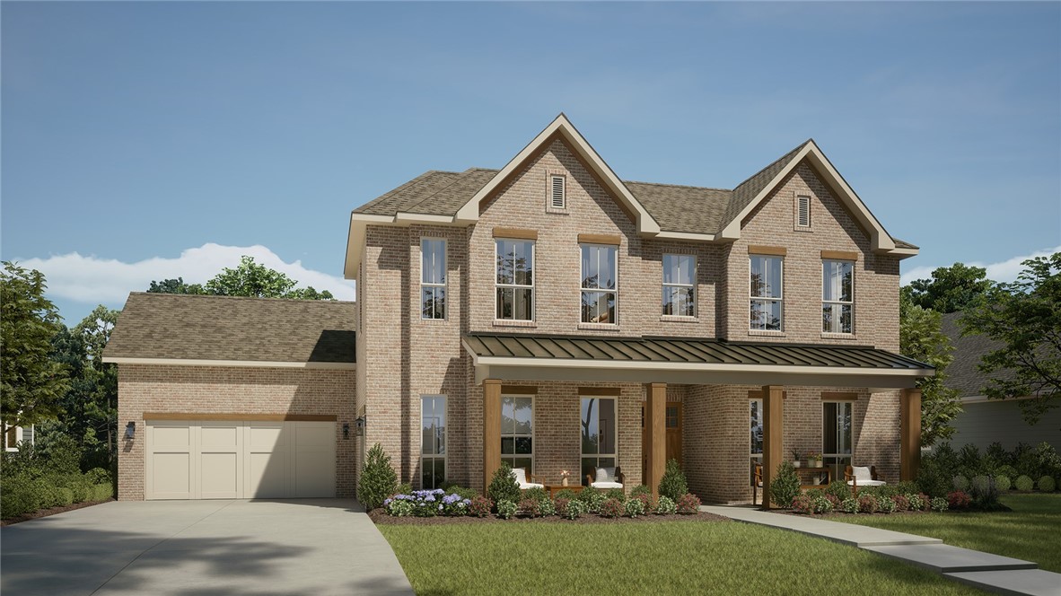 Hamilton means "from the beautiful mountain," which is perfect for this stately floor plan offered in the rolling hills of the Ozarks. Upon entering this two-story home through itās beautiful double doors, you're greeted by an elegant, spacious plan. The living room features 12 foot ceilings, a tall gorgeous fireplace, and numerous windows for natural light. The extended patio has a vaulted ceiling and a fireplace for outdoor enjoyment and entertaining. The living room flows seamlessly into a designer kitchen perfect for entertaining with an enlarged island and cabinets to the ceiling. The Owner's Retreat is exceptionally generous, with a huge Owners Retreat bath and walk-in closet, soaker tub and large shower. Itās the perfect spot to rest from the hustle of daily life! Upstairs is a game room with three bedrooms, and two full baths. The garage has a great layout where you could park on one side with the two-car and use the other single car for storage, a home gym, or an entertaining area.