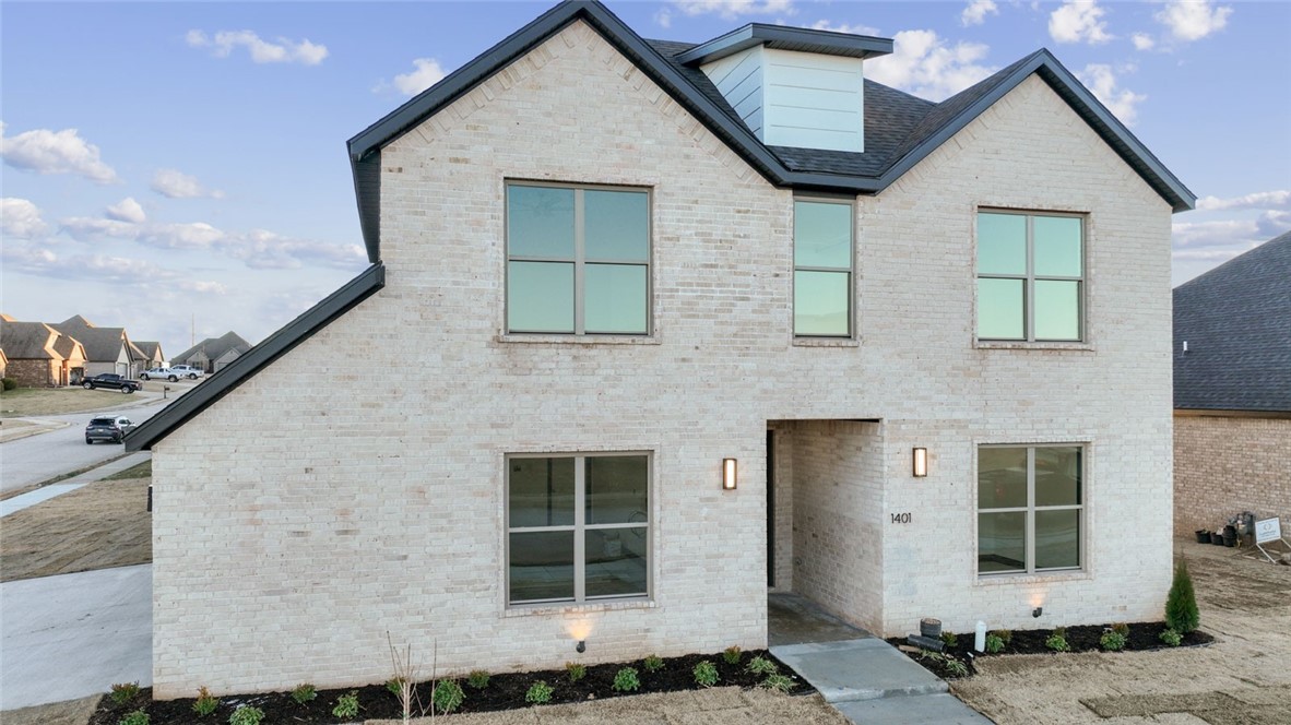 Enhance your living with this newly built corner lot home! This home boasts ample room to work and live for any lifestyle. There is spacious social living downstairs with the open floor plan kitchen, dining, living area.The kitchen has great storage with all of the cabinetry, in addition pantry and utility room with in easy access to the garage entry, first floor has beautiful primary bedroom and study/bedroom with guest bathroom,Upstairs you will land in a spacious Media room Moving through the space you will find 2 bedrooms and one bathroom. Very large back patio & backyard is perfect for entertaining this summer. This property is an absolute show stopper, Come's with ZEBRA SHADES which is really rare. come see it today!Taxes are for Land only at this time.