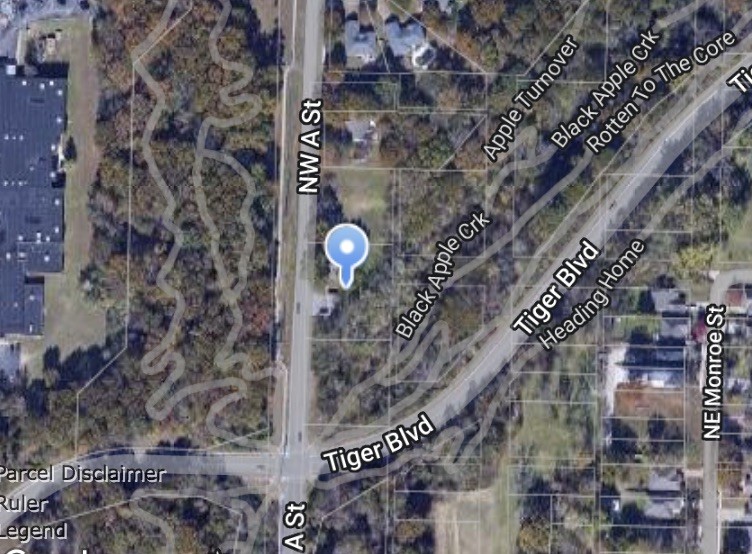 .58 Acres in the middle of downtown Bentonville. Biking and walking trails are on every corner of Tiger and A. This lot sits just across the street from the Red Barn Condos and school. Build your dream home on a bike trail or multiple units, so much potential. The lot has already been cleared and the previous home removed.