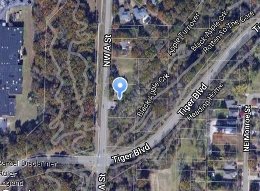 .58 Acres in the middle of downtown Bentonville. Biking and walking trails are on every corner of Tiger and A. This lot sits just across the street from the Red Barn Condos and school. Build your dream home on a bike trail or multiple units, so much potential. The lot has already been cleared and the previous home removed.