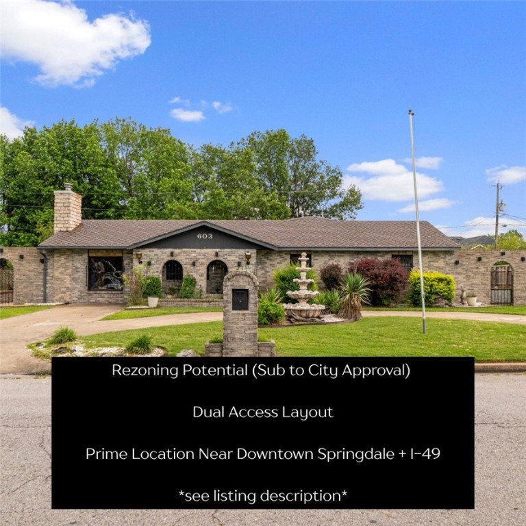 Prime Mixed-Use Potential Near Downtown Emma with Easy I-49 Access. This 2,453 sq ft property is bordered by other commercial properties and offers a versatile structure with strong commercial potential. Currently used as a residence, it includes 3 true bedrooms, 2 full baths, and a flex room with its own half bathāideal for a home office, guest suite, or treatment space. Multiple private access points, including exits from the primary suite, laundry room, and second living area, create natural divisions for dual-use scenarios or professional setups. The level lot includes two outbuildings for storage or expansion. Walking distance to restaurants and just eight minutes from Downtown Emma and Luther George Park. Zoned residential, with potential to rezone to O-1 or General Commercial (subject to city approval), this property is ideal for an office, wellness space, or boutique care facility. A strategic opportunity for investors seeking long-term upside and flexibility. Also listed as Residentialāsee MLS #1312490.