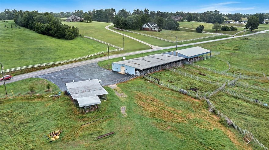 BRING ALL OFFERS - In flood plain! *** city water/electric on site ~ Seller WILL DIVIDE with acceptable offer *****Location, Location, Location! The ultimate rare find passed down through many generations, several have memories throughout childhood of this very piece of property! Indoor arena area that has been a show arena for multiple cattle sales, multiple piped paddocks for rotating livestock, multiple stalls within the indoor barn area, set up for multiple livestock, grazing area and old milk barn! There is also live water in the back of the property for the perfect dream for anyone who is looking for a forever dream home, a development, a revival of the existing property to what it always has been for the 4-H or FFA or RODEO/LIVESTOCK families! There are living quarters in the barn, and it is ready for its next owner to love on it! Anyone raised in Springdale knows this facility well!
*** SERIOUS INQUIRIES ONLY PLEASE *** PRE-APPROVAL TO BE PROVIDED OR VERIFICATION OF ABILITY TO PURCHASE FOR SHOWINGS ***