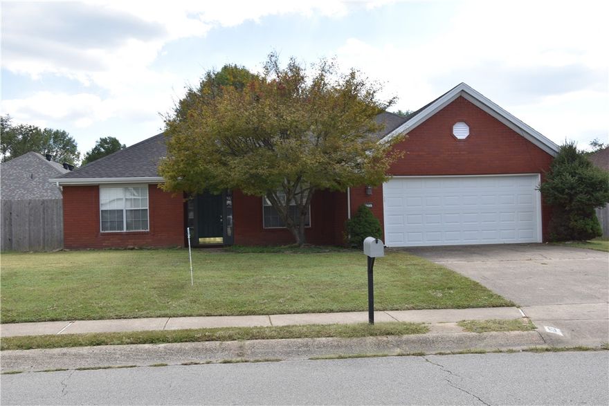 3 Bedroom, 2 bath home with split floor plan. Home has new roof & carpet in 2025. Refrigerator, washer & dryer AS IS.