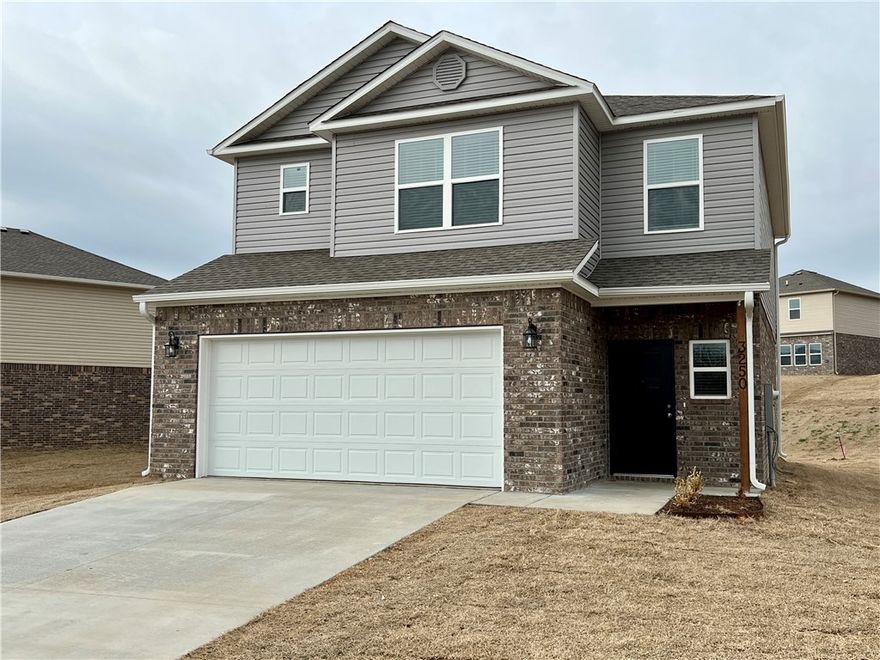 Great new construction home in Prairie View Sub. Home features 3 bedrooms, 2.5 bathrooms, 2 car garage, vinyl wood floor throughout, nice sized living room downstairs, large loft upstairs that could be used as second living room, and a back patio for entertaining/grilling. All appliances included.