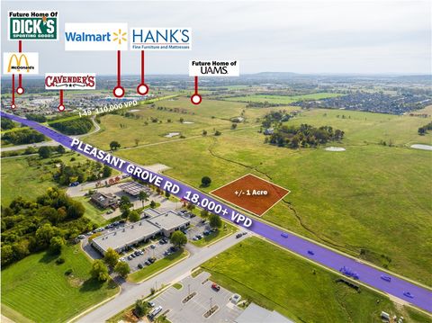 1 AC W Pleasant Grove Road Lot 6 Rogers AR 72756