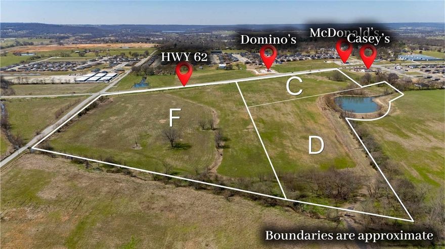 Unbeatable commercial opportunity! This prime 26.8 +/- acre level development tract sits at the heart of Northwest Arkansas’s aggressive growth corridor. Positioned on a high-traffic highway in Prairie Grove, this site offers maximum visibility and ease of development. The area is booming with 250–300 new home starts annually, with the local population projected to hit 10,000 residents by 2027. This is the strategic hub for a massive regional trade area, serving as the go-to destination for Prairie Grove, Lincoln, Cane Hill, Summers, and Westville. It is the premier location for high-demand retail, restaurants, and professional services. Join a rapidly expanding community where the infrastructure is ready for your vision. Capture the momentum of a market gaining thousands of new residents and commuters every year. This expansive acreage provides the scale and accessibility needed for a landmark mixed-use or commercial project. Secure the best seat at the table in one of Arkansas’s fastest-growing submarkets.