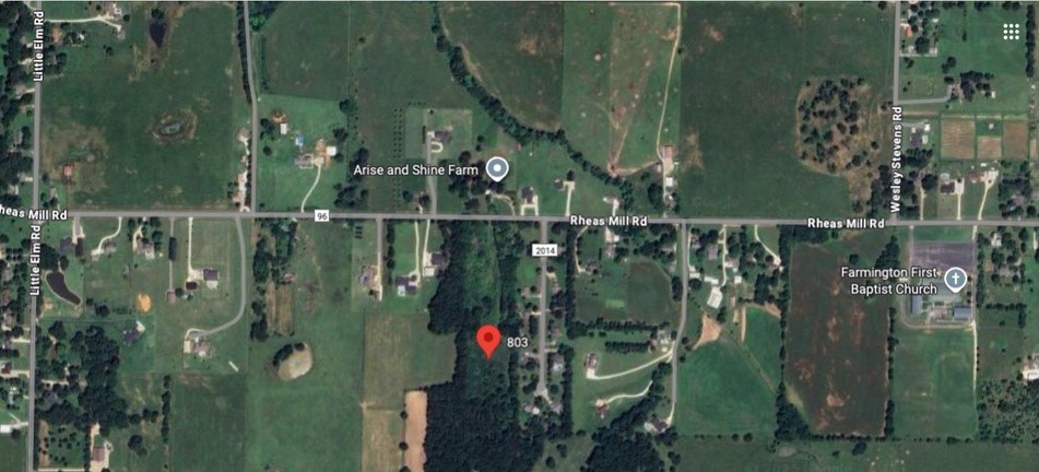 Prime location in Farmington offers a great opportunity for developers or anyone seeking their dream home on spacious acreage.