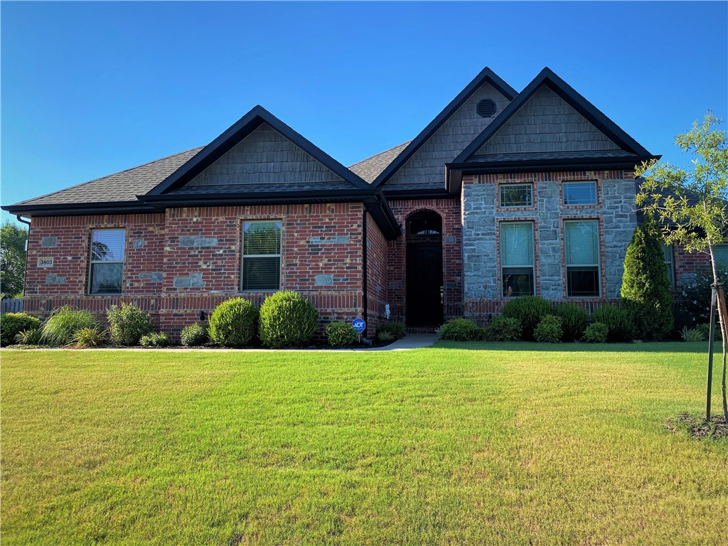 This pristine home on .35 acre lot is located just 2.2 miles from new home of Walmart Corporate
headquarters. Nestled in a quiet family friendly neighborhood just 3.2 miles from downtown Bentonville
this home has upgrades galore. Real hardwood floors installed throughout the home. Lighting has been updated inside and outside the house. Open concept living space with oversized windows has lots of
natural light and opens to covered patio with outdoor fireplace that is great for entertaining!