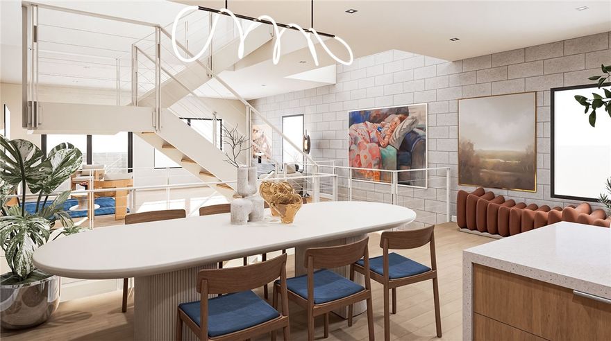 Downtown Bentonville living at Lightbox, the closest residential development to Walmart Campus, where modern design meets intelligent living.

This Full Light plan townhome offers four bedrooms, each with it's own dedicated bath, and an additional upper-level living or flex space. The interior is filled with natural light throughout the day and features a floating steel staircase that anchors the home with clean, modern lines.

The primary suite includes dual closets, a floating vanity, and a spa-style wet room. The kitchen is finished with oak cabinetry and integrated appliances, including a high-performance induction range.

An oversized two-car garage provides ample storage. Community amenities include a shared outdoor patio with grills and a fire pit.

Located directly across from 8th Street Market and The Momentary, with immediate access to dining, culture, trails, and downtown amenities. Designed for low-maintenance, lock-and-leave living with exceptional downtown walkability.