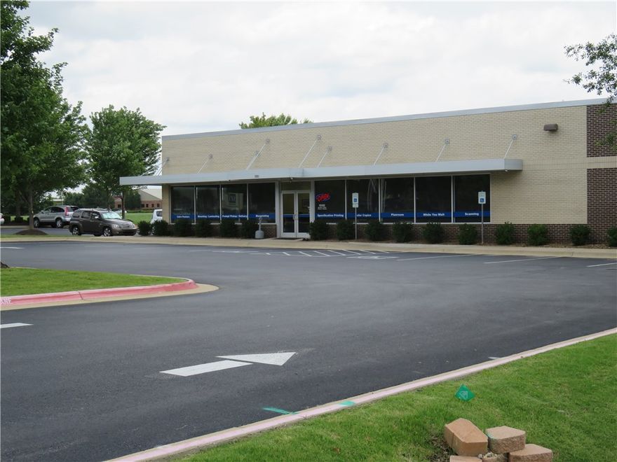 The property is located off of J Street in Bentonville, AR.   This property is very close to the Wal-Mart Home Office and also Sam's Home Office.   This property can also be leased - there are two separate spaces for lease or can be lease separately.   This property has a 9 ft. roll-up door for receiving.