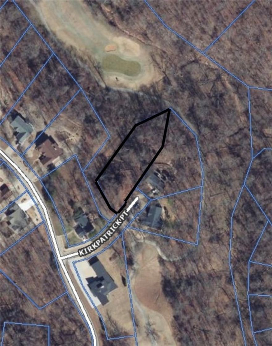 Large building lot on Highlands Golf Course. Great lot for walkout basement! Just a few minutes to I49 and 5 minutes to Loch Lomond.