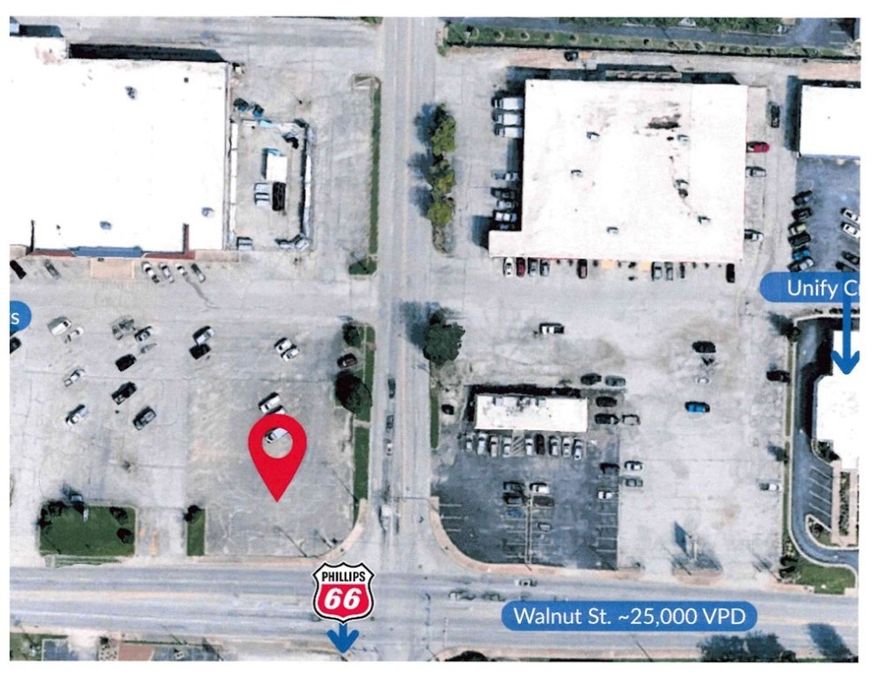 High-visibility, 0.31-acre corner lot at the intersection of W Walnut St & N 13th St in Rogers' central business district. This cleared, level parcel sits on a main thoroughfare with city utilities nearby & power on site, offering an ideal footprint for a drive-thru concept, QSR, coffee shop, or small retail/office building. Minutes from downtown Rogers and easy access to I-49, the property is located within a designated Opportunity Zone offering attractive incentives to investors and developers.