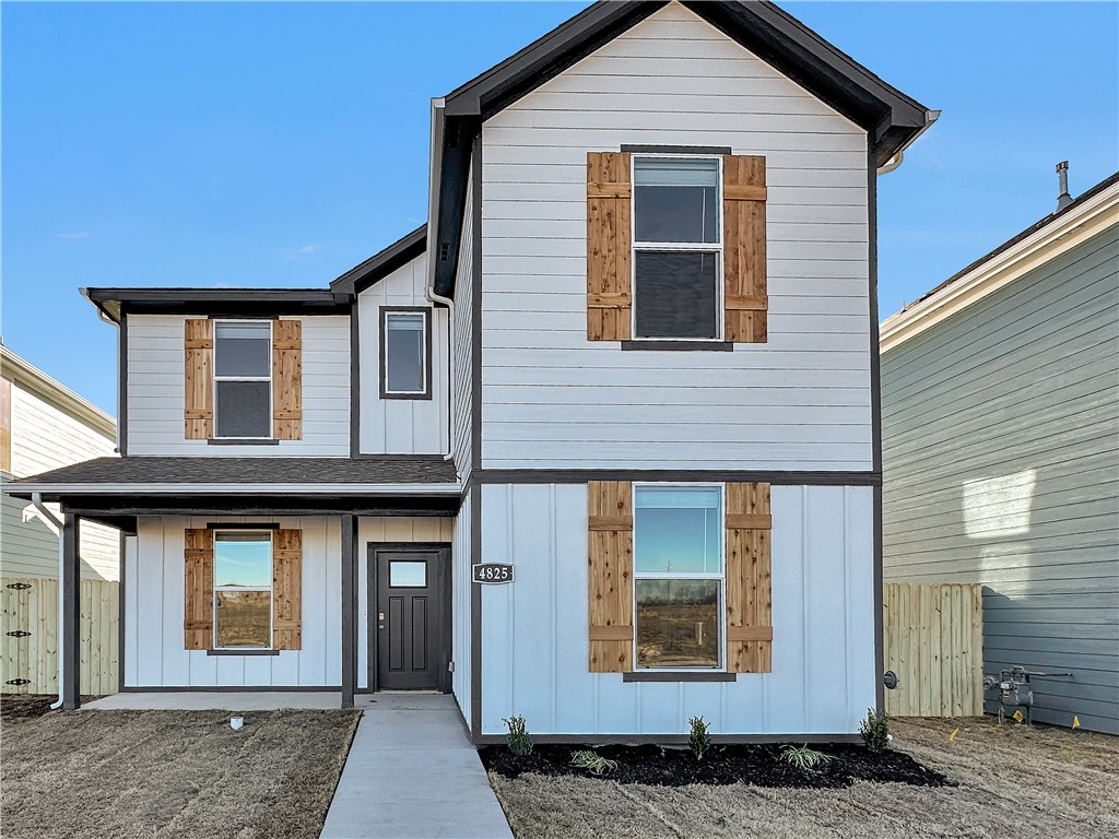 Beautiful 4 bedroom, 3 1/2 bathroom home in the new Community "The Element"! Homes will be ready in the fall 2023. 3 bedrooms, 2 full baths upstairs. Downstairs features 1 bedroom 1 1/2 baths. Gorgeous kitchen with quartz countertop island, tile backsplash, gas stove & more! Engineered wood LP SmartSiding exterior on all 4 sides. Landscaping package, covered patio! Tax and Parcel TBD.