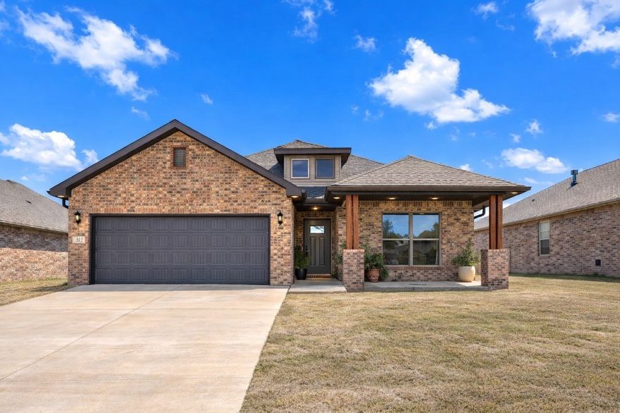 **Enjoy a $2,500 preferred lender credit and a full 2-10 home warranty included** Offering 1,950 square feet, this three-bed, two-bath floor plan provides spacious, comfortable living. The primary suite features dual vanities and a large walk-in closet that connects directly to the utility room. A corner fireplace adds warmth and charm to the living room, creating the perfect space for gathering. The backyard is fenced in with gate access. Welcome home!