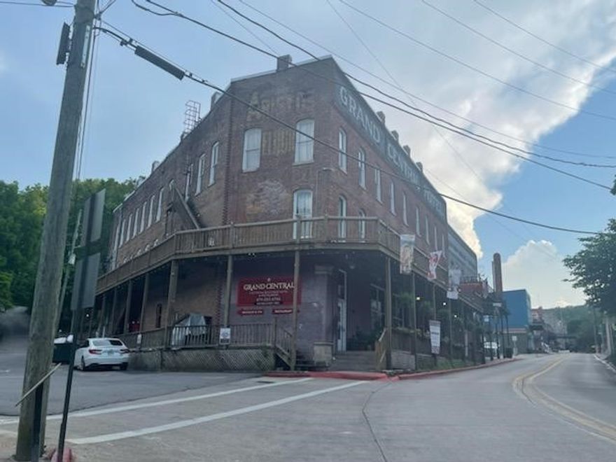 GRAND CENTRAL HOTEL with 15 elegant suites(2 are 2 bedrooms suites) a gourmet restaurant with seating for 125 people and a tavern. The Hotel and restaurant have had many upgrades and renovations done in the last 3 years to bring up to code. The lower level has been gutted and the seller was getting it  ready to turn into a lounge.  Will provide receipts for renovations upon request. All business inventory to be part of sale. Buyers agent to verify inventory before closing, or at time of offer.

Detached carpets do not convey. Large TV with speakers do not convey. Additional parking may be purchased separately. 3 parking spaces next to building are leased from the city. Property is being sold "As Is" at this price with no repairs do to Seller.  Buyers are recommended to get a inspection done.