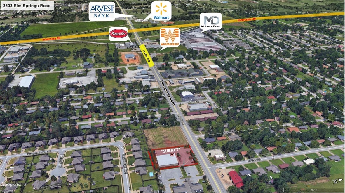 Outstanding commercial location zoned C-2 with unlimited potential. Property is located just half a mile from I-49 Exit 73 and .85 miles from Walmart Supercenter with an estimated daily traffic count of 20,000. NNN Lease - monthly rent is $8,047.38.