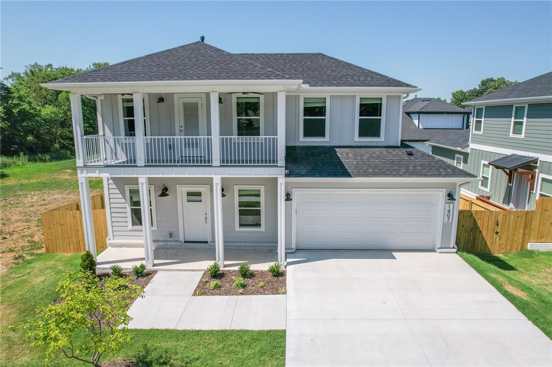 Welcome home to this beautiful, new 4 BR/4 BA home located close to downtown Rogers, shopping, restaurants and more! The open floor plan features the owner's suite and the den/office/4th bedroom on the main level. Great storage throughout! Covered outdoor patio allows your family to enjoy the outside, with access from the owner's suite and the living room. Agent owned..