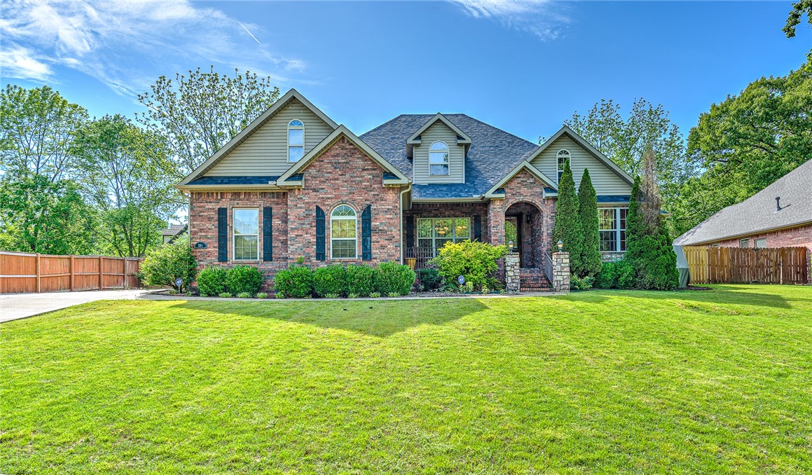 Introducing a stunning brick home nestled on a sprawling lot adorned with mature trees, offering the perfect blend of elegance and tranquility. This captivating residence boasts 4 bedrooms, 3 bathrooms, and a versatile bonus room ideal for a second living area or office space. Embrace the allure of outdoor living with your private oasis featuring a refreshing salt water pool, perfect for leisurely lounging or entertaining guests. Conveniently located near downtown Bentonville, residents will relish in the vibrant culture, diverse dining options, and endless recreational activities, including access to renowned mountain biking trails. With proximity to the new Walmart headquarters, this home presents an unparalleled opportunity to embrace the quintessential Bentonville lifestyle.