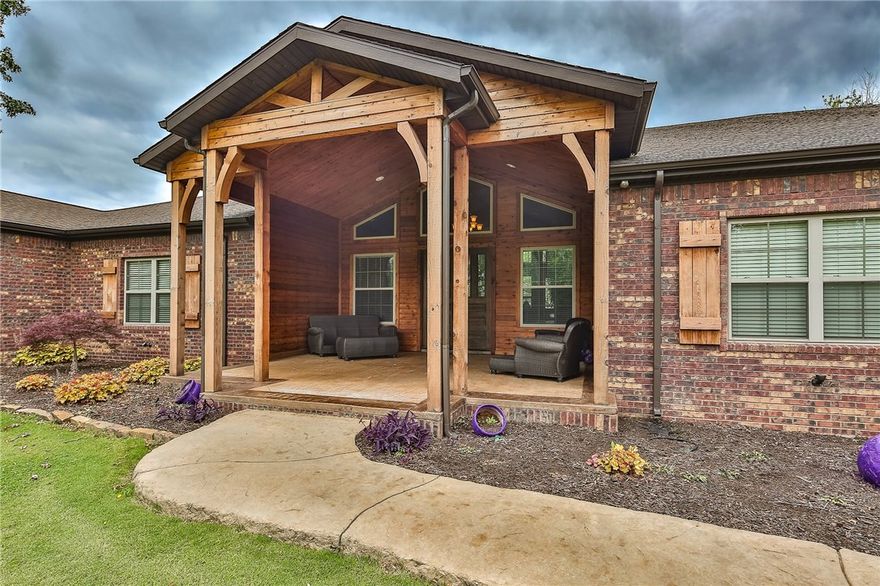 This luxury home has it all! Sitting on 2 acres 4 BDRM, 4.5 BA, and an Office (could be 5th bedroom). 3 bedrooms have large walk-in closets with washer/dryer & whirlpool tubs! The details will astound you, antique front door,  beautiful 150 year old artisan pantry doors and a heated/cooled doghouse.Greenhouse.  Perfect for entertaining with a large back patio, outdoor kitchen, outdoor wood burning fireplace, saltwater pool, & volleyball area. Less than 2 miles to downtown Bentonville, Museum and more.