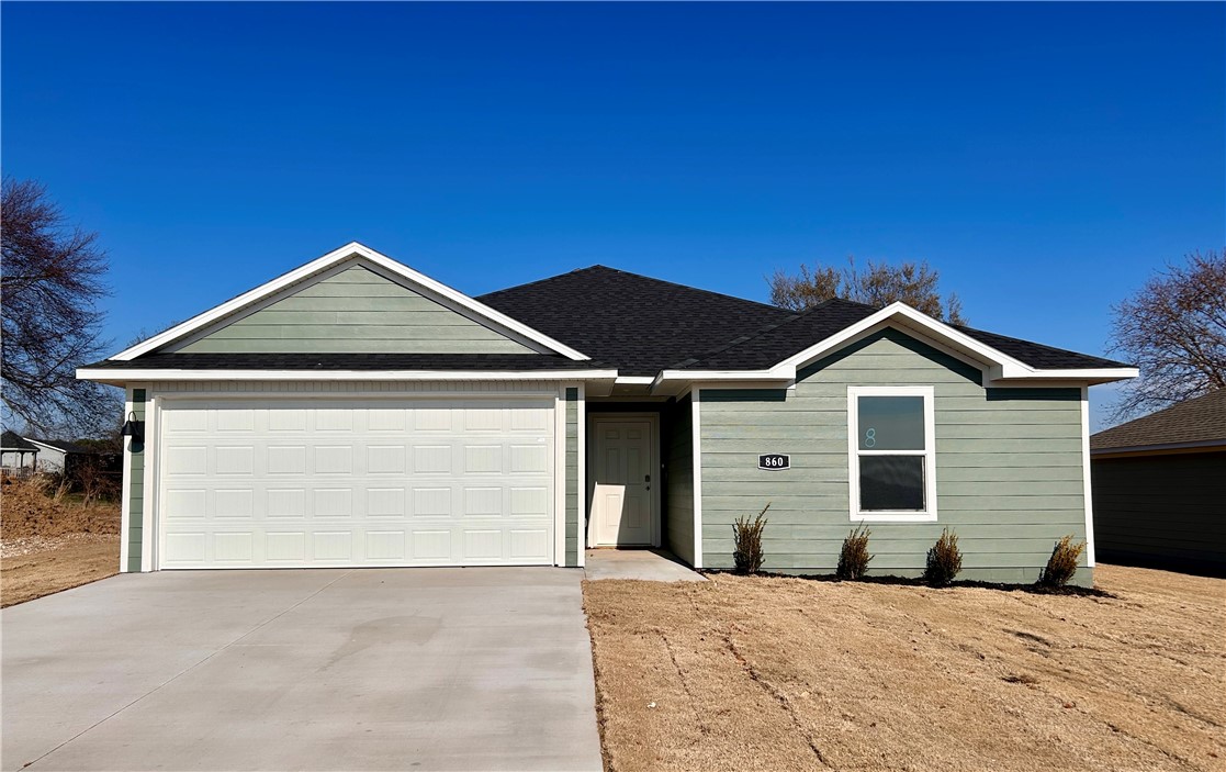 Beautiful Bellvue plan in Selah Meadows, our newest home community situated in the heart of Prairie Grove. Each home in Selah Meadows is meticulously crafted with attention to detail, creating a space that feels both luxurious and welcoming. From the moment you walk through the door, you'll be greeted by modern features and spacious layouts that cater to every lifestyle. Our homes boast premium finishes and thoughtful designs, ensuring that you'll be stepping inside your own personal oasis. These homes will be complete with LVP flooring throughout, wood shelving in all closets, pantry and utility room. Kitchen will have granite counters, 36-inch cabinets, stainless steel appliances! Ceiling fan in Living room and Bedroom One. Bedroom one bath will have granite kitchen counters, double sinks, and a walk-in shower. Home will have a Garage Door Opener, and a Landscape package. Home will have Beautiful 4 Sides Hardie Siding ®.
