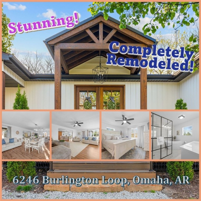 Don't miss this rare find! A FULLY FURNISHED 4-bedroom, 3-bathroom home, completely renovated in 2024 including new HVAC and appliances! It's resting on an approx 1.25-acre level lot with excellent highway access. (Approx 2 additional acres are available for extra $$) Enjoy modern living with all-new finishes throughout. This home has large bedrooms, a big open family room, and a spacious kitchen/dining area with a cozy bonus room. Another big plus are the spectacularly appointed bathrooms. With no restrictions you could use the entire property as an income generator. Of course, you could also create your own private oasis with your own personal amenities, there is already a 30 amp RV service behind the garage. All this is located just a stones throw from Highway 65 which means easy access to anything you may want or need. This one is definitely a MUST SEE!