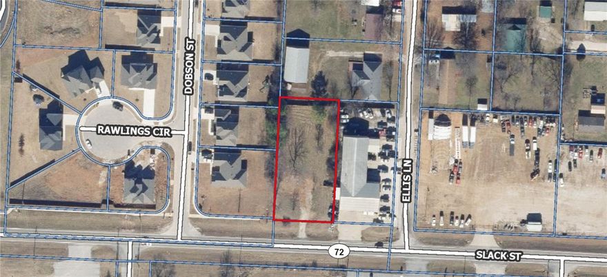 Looking to start or expand your business ventures.  This commercial property is situated perfectly.  Prime opportunity to own a commercial lot along the main corridor of booming Pea Ridge.  With just over half an acre on Slack Street aka Highway 72 this lot offers a variety of business opportunities with major road frontage and high visibility.  The possibilities are endless with growth all around currently and heavy traffic count whether you are expanding for retail space or growing an established business.  Don't miss out on this business opportunity!!!
