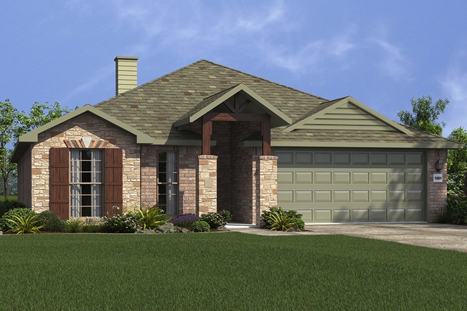 Relish the complementary beauty of brick and stone with the curbside appeal of our 1700KI Series. This plan series offers over 1,749 square feet of open living space for your family to enjoy.
Taxes subject to change based on new construction.