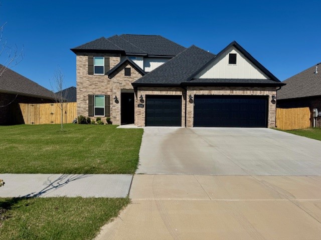 Welcome home to this stunning 4-bedroom, 2.5-bath house with a spacious 3-car garage and 2,485 sq. ft. of living space! This modern home offers an open-concept floor plan with plenty of natural light, a large kitchen with stainless steel appliances, and a cozy living area perfect for family time or entertaining. The primary suite features a luxurious en-suite bath and generous closet space. Close to parks, trails, restaurants and shopping.