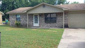 Great Location is just one of the amenities with this Brick Ranch style home located close to schools, church, medical and shopping. Home features 2 bedrooms with 2 additional rooms that could be used as bedroom 3 and 4, laundry area, eat in kitchen, large fenced back yard and storage building. This home won't be around long!!