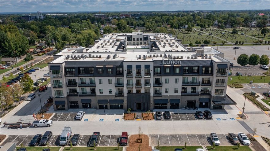 Restaurant space located on the first floor of the new Lumen Luxury Lofts.  Restaurant space will provide overhead venting.  Water is included in the Lease Rate.  Tenant responsible for all other utilities.