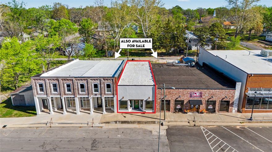 This redesigned building offers 2,285 sf of character rich space with high ceilings & concrete floors suited for retail, office, or personal/medical services. New electrical, HVAC, & TPO roofing delivers modern efficiency while preserving classic charm. Prime investment or owner-user opportunity. Open floor plan with turn-key functionality. Extensive cosmetic & infrastructure updates. Located on the historic Lincoln city square. 111 & 117-119 W Bean St also available for sale.