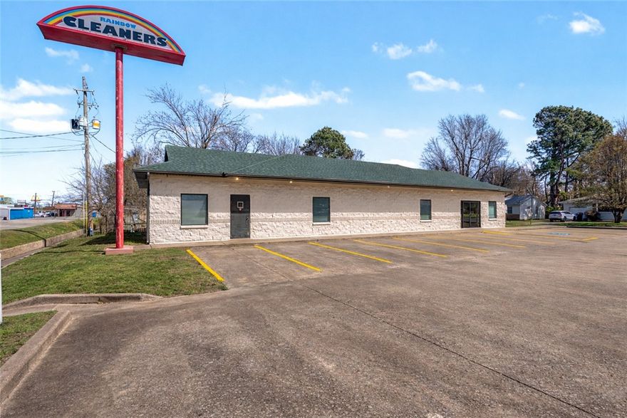 2,700 +/- sq ft commercial property with fully heated and cooled space and major recent updates. Improvements include a new roof (Sept. 2025), new interior and exterior paint, stained and sealed concrete floors, updated lighting, renovated bathrooms, new drop ceiling, and a freshly restriped parking lot. 2-owner building with excellent potential for a variety of uses.