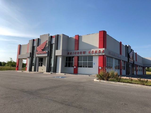 Note: Operating business. Please call listing agent to show.
Operating and leased high-volume dealership building available. Motorcycle, marine, and ATV dealer occupies all buildings. Buildings include storage, workshop, showrooms and office suites. Adjoining 8.49 +/- acres of vacant land available for possible expansion.